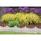 Emsco Group Picket Fence Decorative Fencing, White Border Edging, 13inx24in sections, 36ft of Garden Edging 2140HD - alternate 2